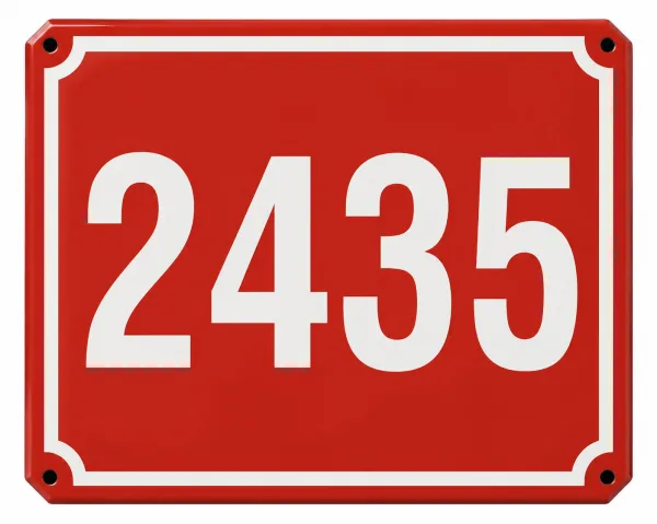 smaltovaná domovní čísla popisná města Znojma